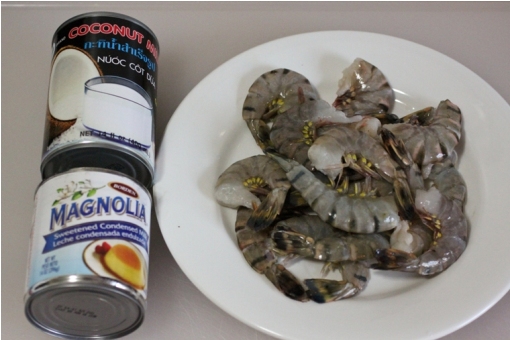 Creamy Coconut Shrimp Buffet Style